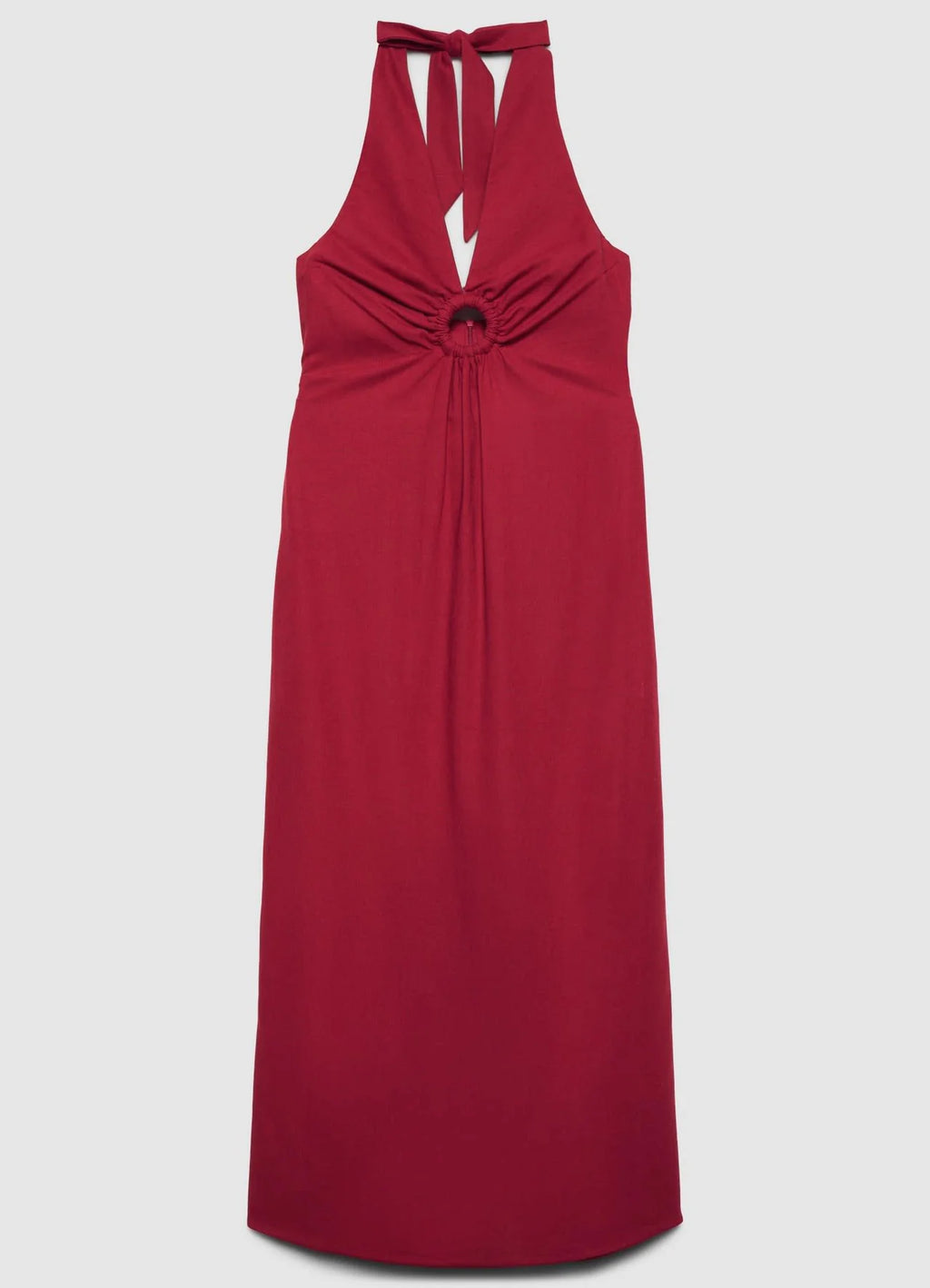 Vestido Halter Cut-Out