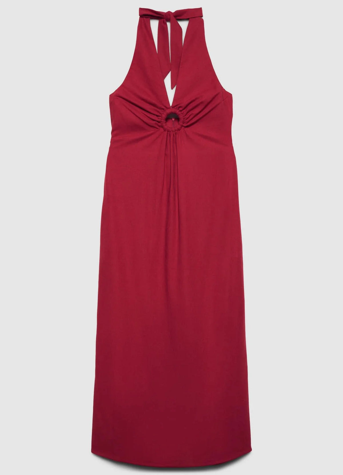 Vestido Halter Cut-Out
