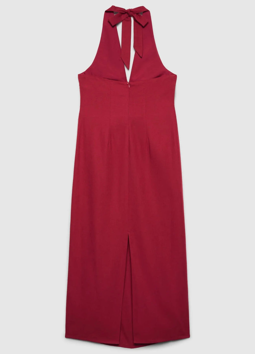 Vestido Halter Cut-Out